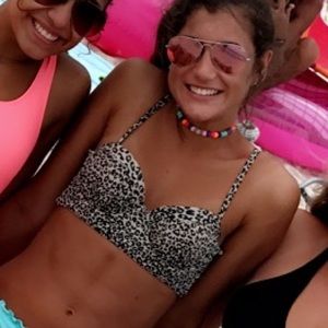 Cheetah bikini top